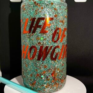 Life of a Showgirl Glitter Snow Globe Tumbler